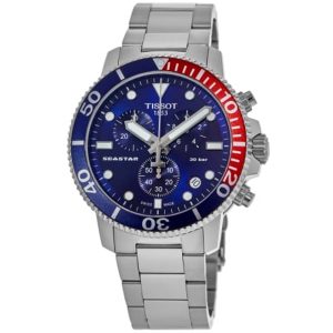 Tissot Seastar 1000 Chronograph Pepsi Blue Dial Men's Watch (45.5mm)