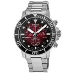 Tissot Seastar 1000 Chronograph | Red Gradient Dial | Men's Stainless Steel Watch | T120.417.11.421.00