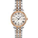 Tissot Carson Premium Two-Tone Women's Watch - Silver Dial (T122.210.22.033.01)