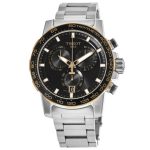 Tissot Supersport Chrono Men's Watch - Black Dial, Steel & Gold-Tone, 45.5mm (T125.617.21.051.00)