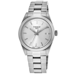 Tissot Gentleman T127.410.11.031.00 - Men's Quartz Silver Dial Stainless Steel Watch (40mm)