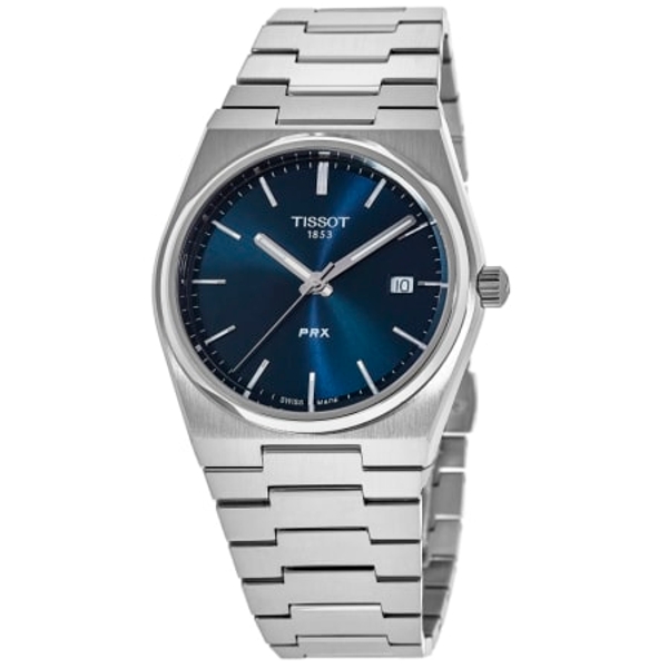 Tissot PRX Quartz 40mm Blue Dial Men's Watch - Stainless Steel T137.410.11.041.00