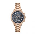 Women's Watch Hugo Boss Hera 1502566 Black Dial Rose Gold Steel Strap