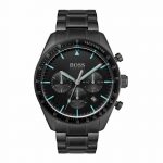 Men's Hugo Boss Trophy Black 1513675 Chronograph Black Stainless Steel Watch