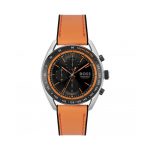 Hugo Boss Silicone Black Dial Chronograph Men's Watch 1514025
