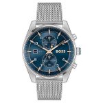 Hugo Boss Gregor Watch 1514052 Blue Dial Steel Bracelet