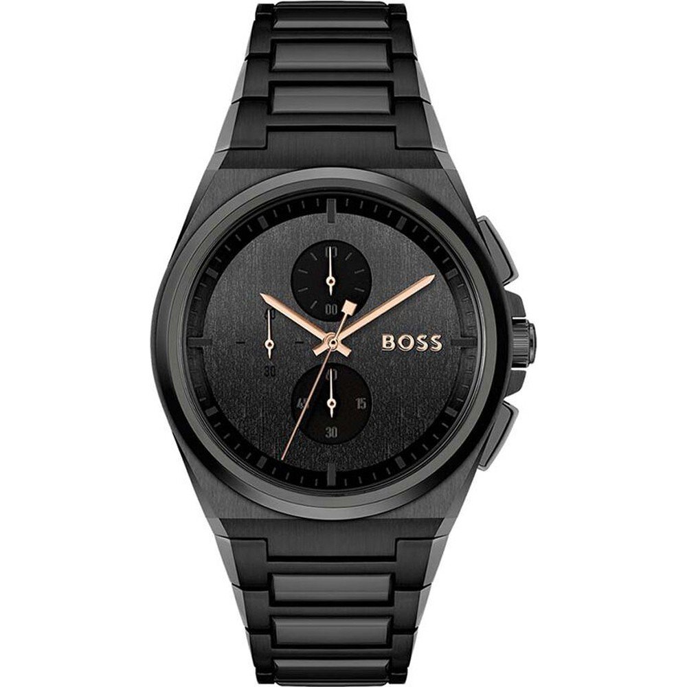 Hugo Boss Black Steel Fashion Chronograph Men's Watch 1514068