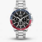 Hugo Boss Troper Black Dial Chronograph Watch 1514108