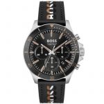 Hugo Boss Black Leather Chronograph Men's Watch 1514121