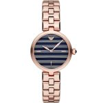 Emporio Armani AR11220 Rose Gold Steel Analog Quartz Women's Watch