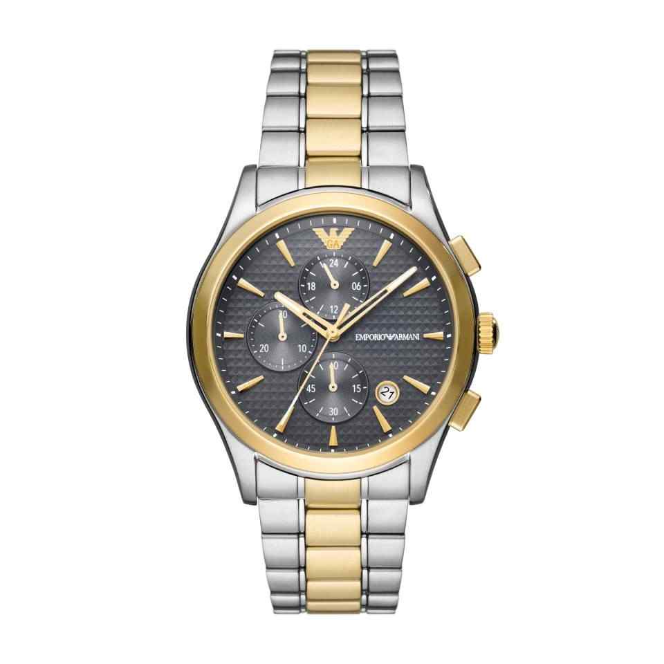Emporio Armani AR11527 Men's Two-Tone Paolo Chronograph Watch