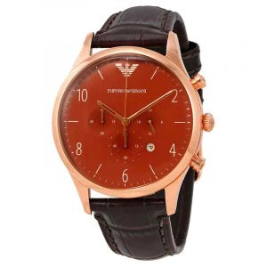 Emporio Armani Classic Chronograph Burgundy Dial Men's Watch AR1890