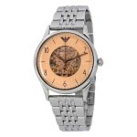 Emporio Armani Dress Beige Dial Men's Stainless Steel Watch AR1922