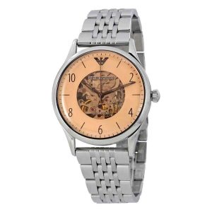 Emporio Armani Dress Beige Dial Men's Stainless Steel Watch AR1922