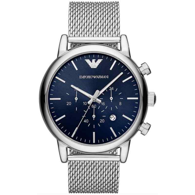 Emporio Armani Luigi Chronograph Quartz Blue Dial Men's Watch AR80038