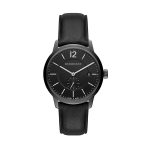 Burberry Men's BU10003 Black Leather Strap Watch - 40mm