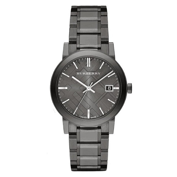 Burberry The City BU9007 38mm Gunmetal Grey Watch - Unisex