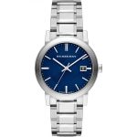 Burberry The City BU9031 Unisex 38mm Blue Dial Steel Bracelet Watch