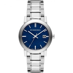 Burberry The City BU9031 Unisex 38mm Blue Dial Steel Bracelet Watch