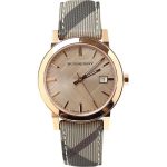 Burberry The City BU9040 Rose Gold & Multicolour Leather Women's Watch