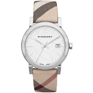 Burberry The City Nova 34mm Women's Watch - White/Beige (BU9113)