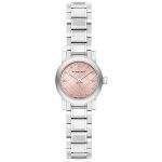 Burberry The City Pink Check Diamond Dial Ladies Watch BU9223