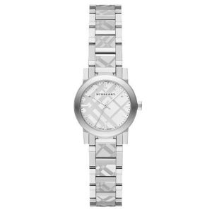 Burberry The City Engraved Silver Ladies Watch - 26mm (BU9233)