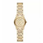Burberry The City Women's Gold Engraved Check Watch - 26mm (BU9234)