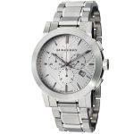Burberry The City Men's Chronograph Silver Watch BU9350 - 42mm