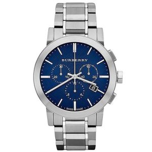 Burberry The City Men's Chronograph Watch - 42mm Blue (BU9363)