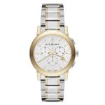 Burberry BU9751 Chronograph Two-Tone Gold 38mm Watch - Unisex