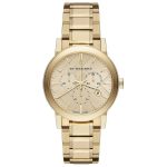 Burberry BU9753 Classic Gold-Tone Chronograph Watch (38mm)