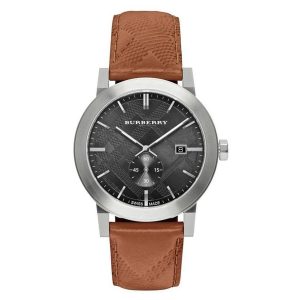 Burberry The City Men's 42mm Black Leather Watch - BU9905