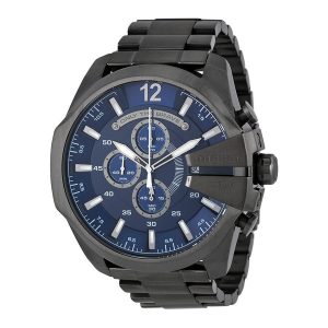 Diesel Mega Chief Oversized Chronograph Gunmetal Men's Watch DZ4329