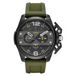 Diesel Mega Chief DZ4391 Men's Chronograph Black & Green Silicone Watch