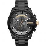Diesel Mega Chief Men's Stainless Steel Watch DZ4479 - Gray/Black