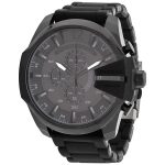 Diesel Mega Chief Chronograph Black Silicone Watch DZ4486