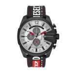 Diesel Mega Chief Chronograph Black Silicone Watch DZ4512