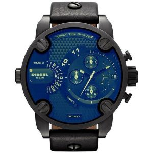 Diesel Bad Ass Chronograph Blue & Black Men's Watch DZ7257