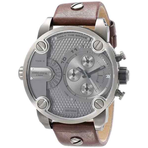 Diesel DZ7258 Men's Grey Leather Watch