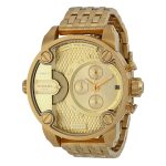 Diesel Little Daddy Oversized Gold-Tone Chronograph Watch DZ7287