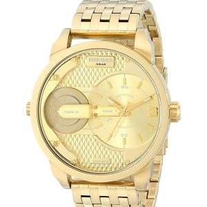 Diesel Men's Mini Daddy Gold-Tone Stainless Steel Watch DZ7306
