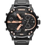 Diesel The Daddies DZ7312 Oversized Chronograph Black Ion-plated Men's Watch