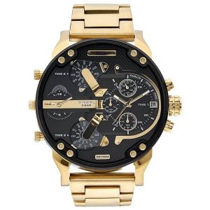Diesel Mr. Daddy 2.0 Oversized Gold Chronograph Watch DZ7333