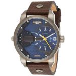 Diesel DZ7339 Men's Chronograph Blue Dial Brown Leather Watch