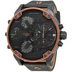 Diesel Mr. Daddy 2.0 Oversized Chronograph Watch DZ7400 - Black/Rose Gold