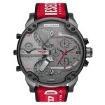 Diesel Mr. Daddy 2.0 Red Chronograph Watch DZ7423 (Extra Large)