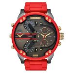 Diesel Mr. Daddy 2.0 Red Chronograph Watch DZ7430 (Extra Large)