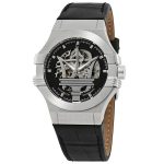 Maserati Potenza R8821108001 Men's Automatic Black Skeleton Dial Watch