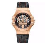 Maserati Men's R8821108026 Automatic Black Dial Rose Gold-Tone Stainless Steel Watch